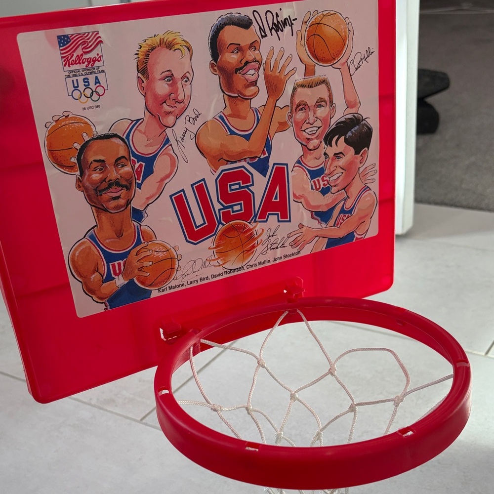 Red USA Dream Team Kelloggs Basketball Hoop